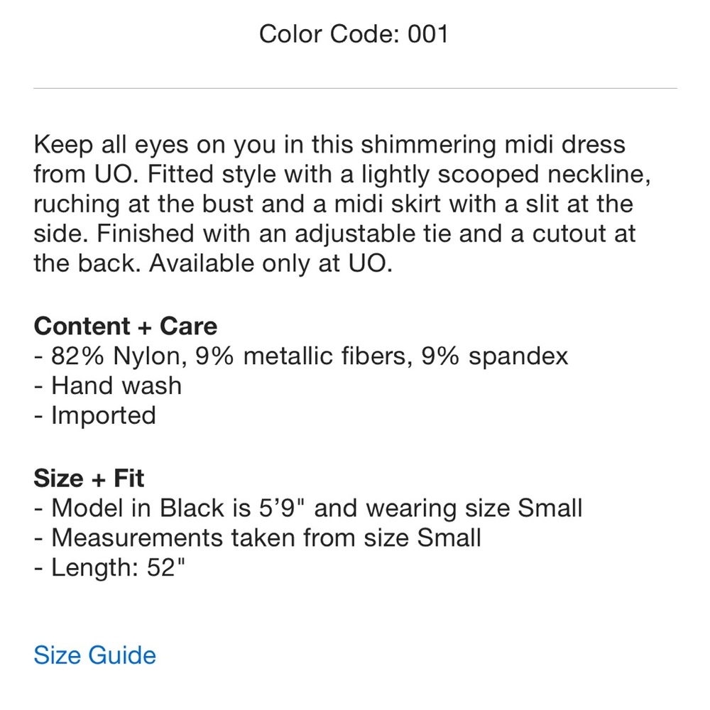 urban outfitters gray silver sparkly calf length dress - Picture 3 of 6